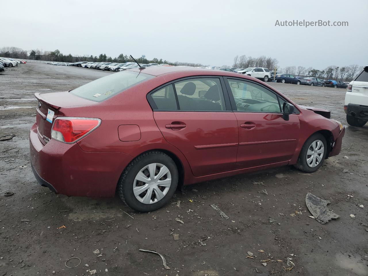 2016 Subaru Impreza  Red vin: JF1GJAA67GH023622