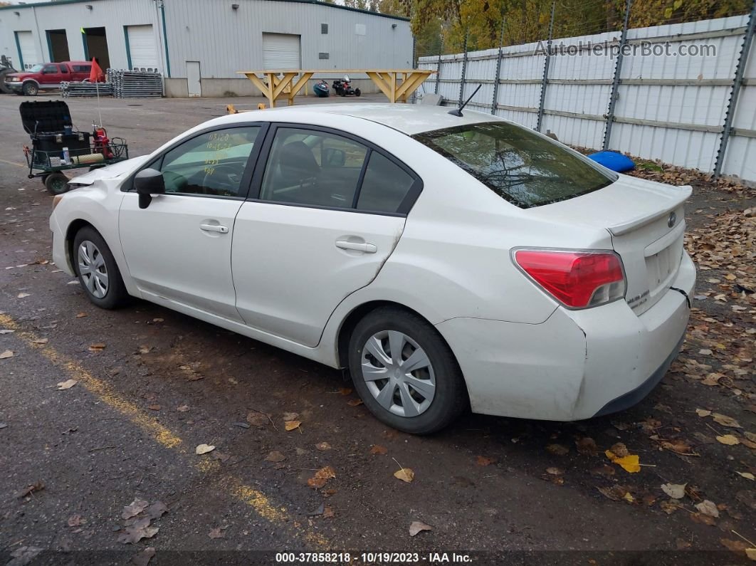 2016 Subaru Impreza 2.0i White vin: JF1GJAA68GH020860