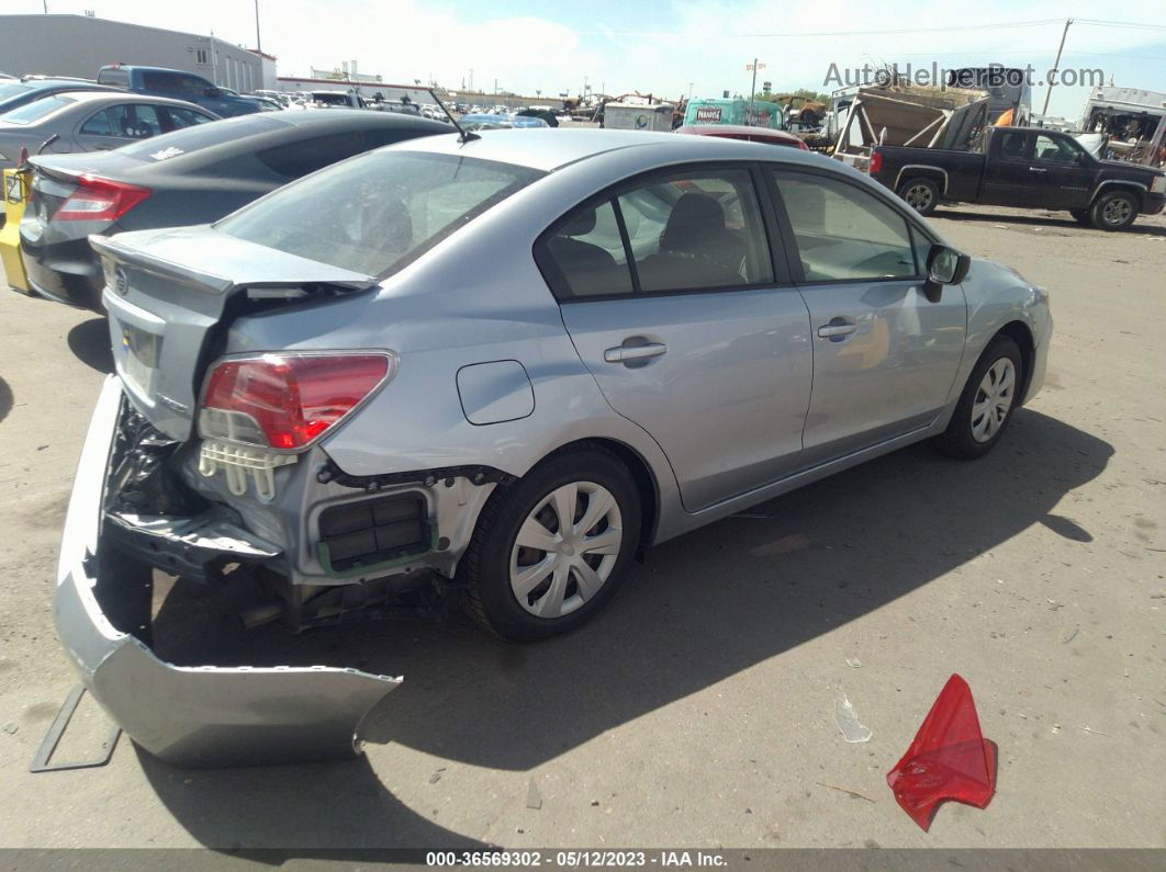 2016 Subaru Impreza Sedan   Silver vin: JF1GJAA68GH023614