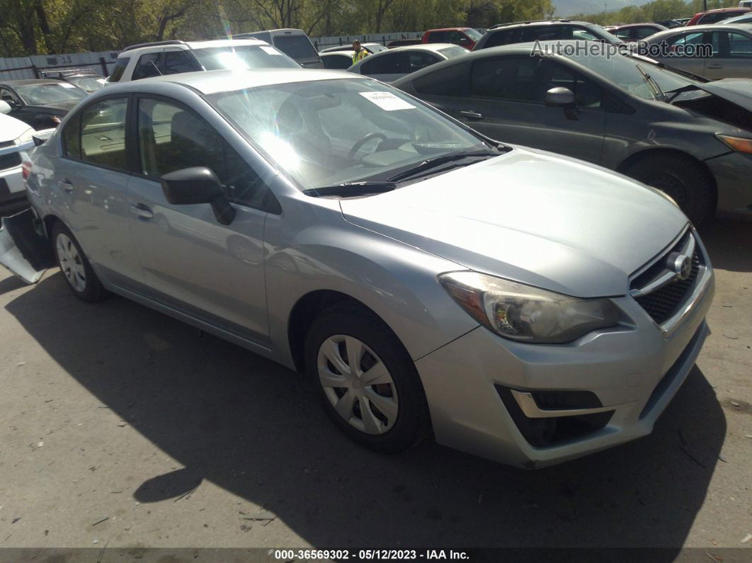 2016 Subaru Impreza Sedan   Silver vin: JF1GJAA68GH023614