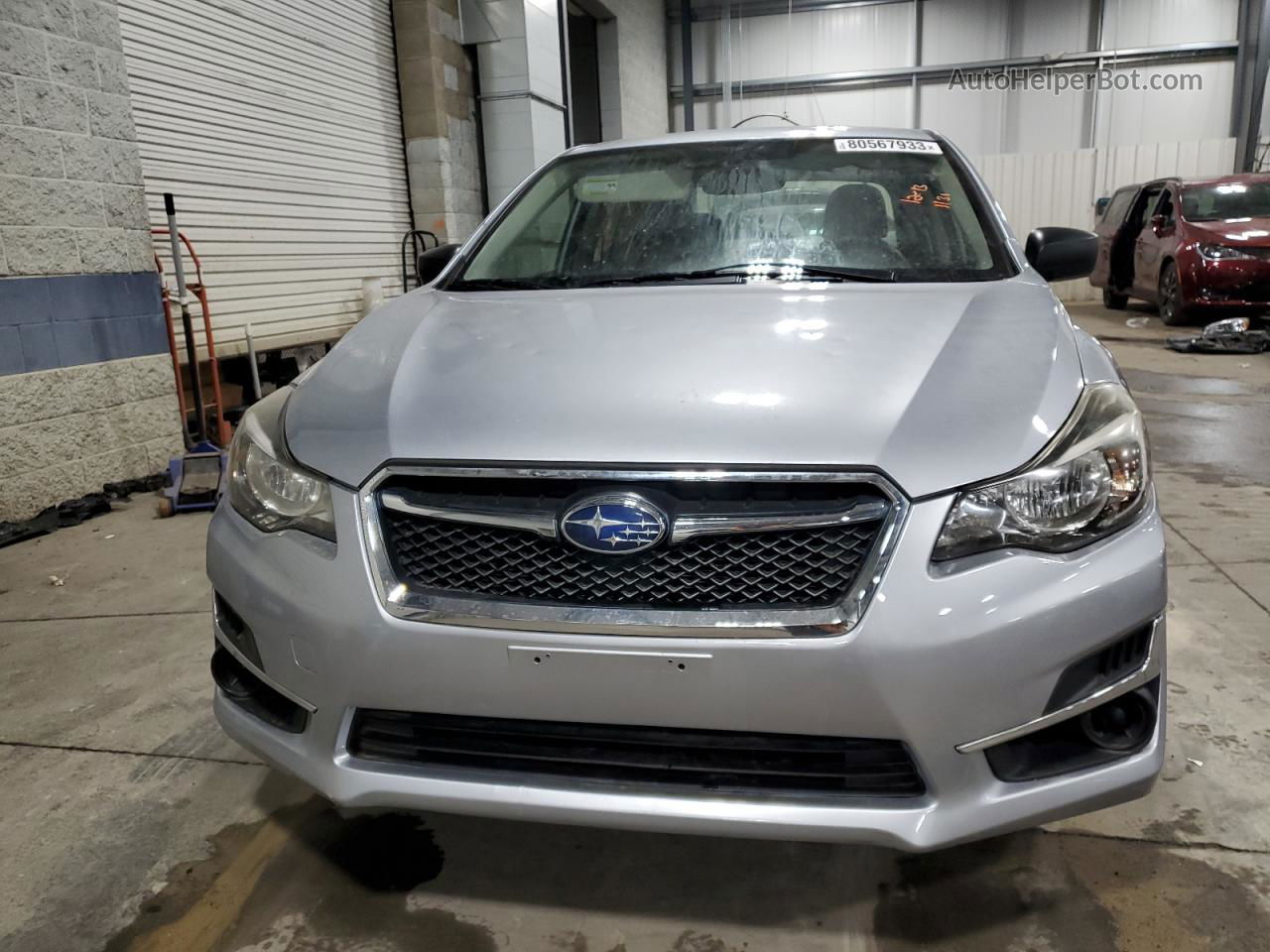 2016 Subaru Impreza Silver vin: JF1GJAA69GG007363