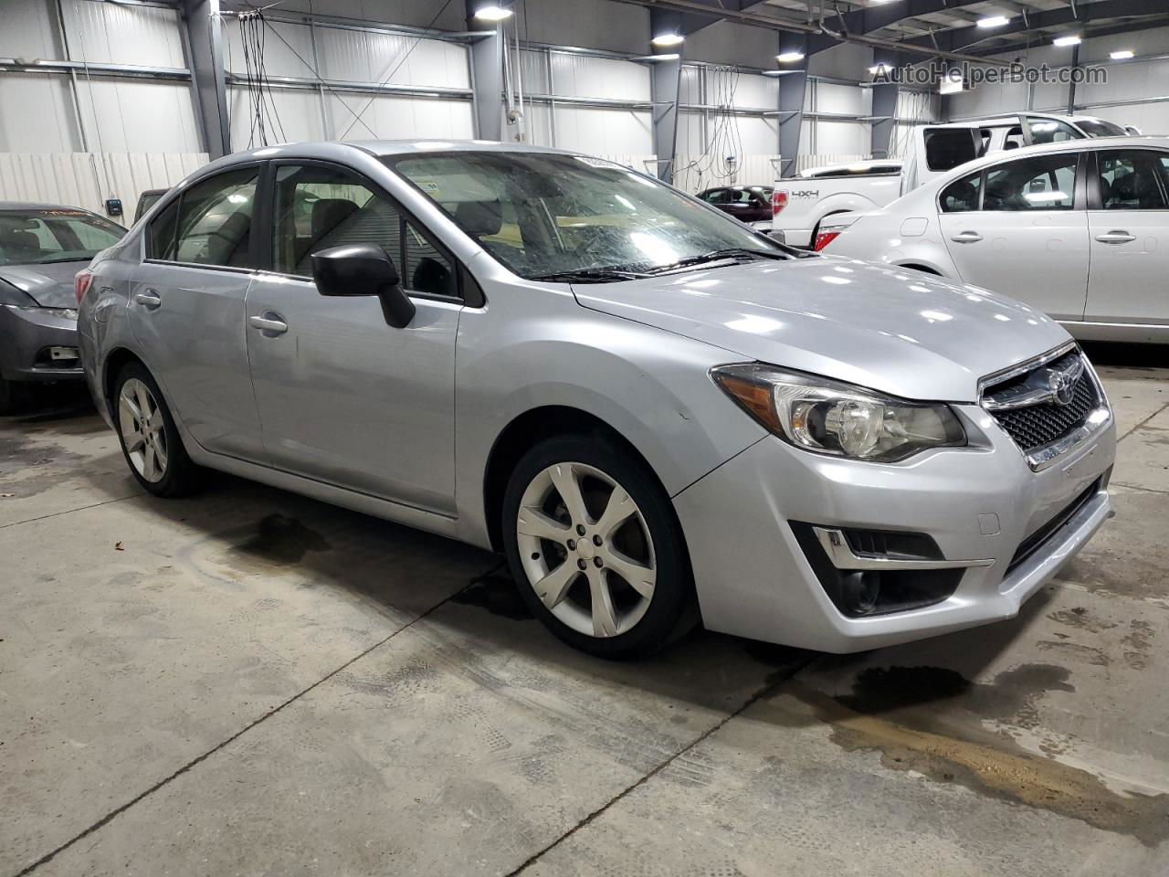 2016 Subaru Impreza Silver vin: JF1GJAA69GG007363