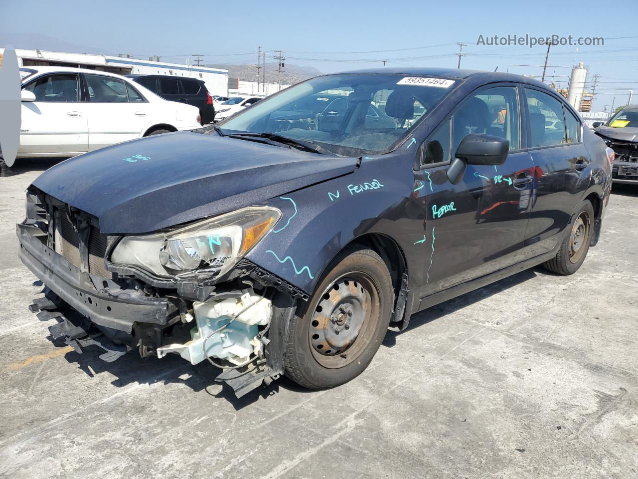 2016 Subaru Impreza  Charcoal vin: JF1GJAA69GH004084