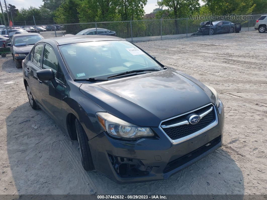 2016 Subaru Impreza Sedan   Black vin: JF1GJAA69GH008295