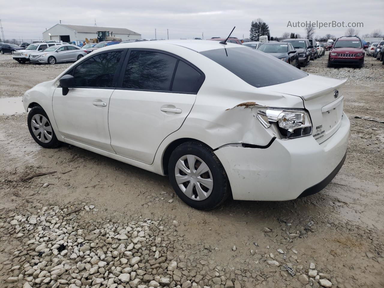 2016 Subaru Impreza  White vin: JF1GJAA69GH009074