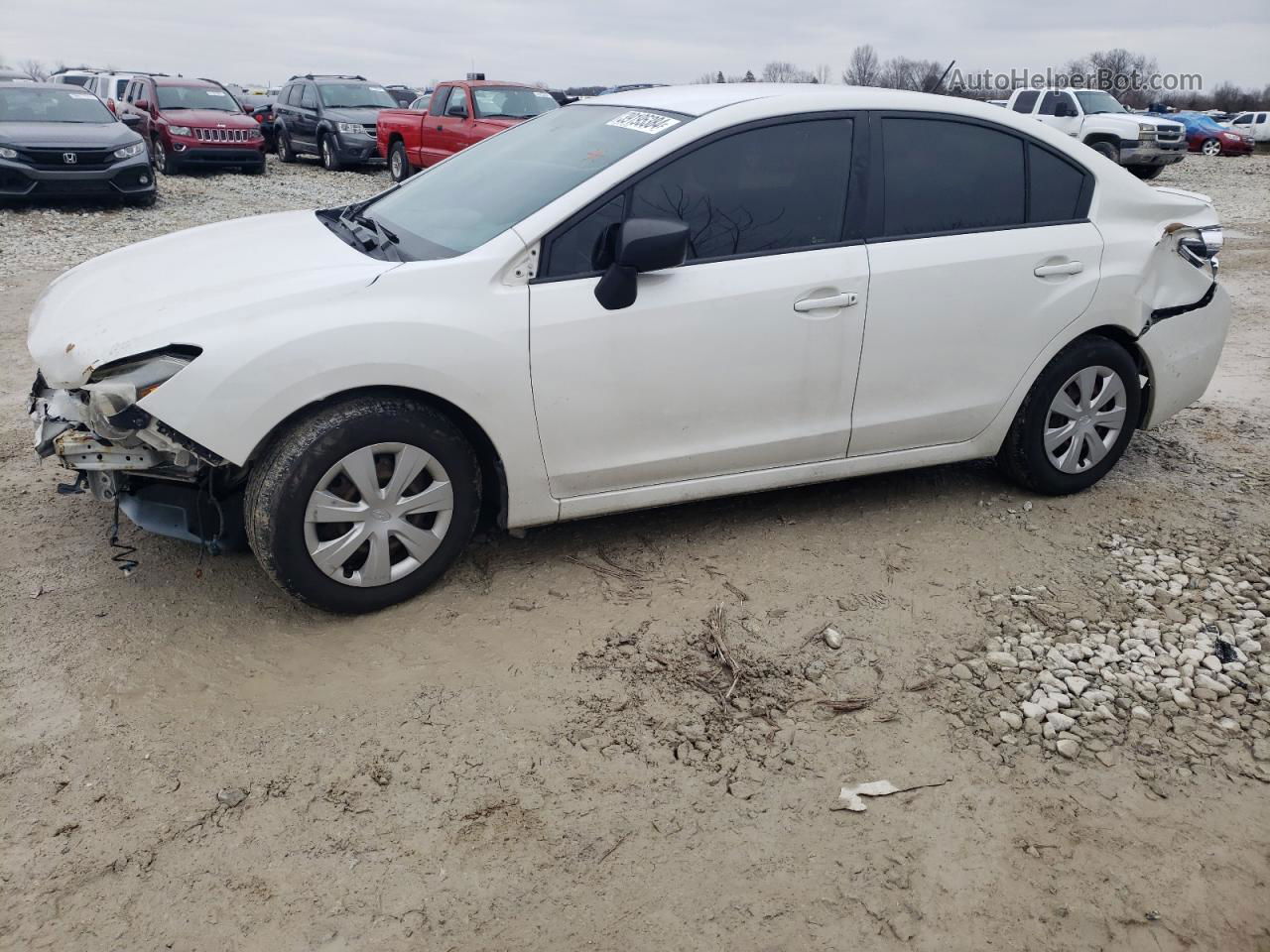 2016 Subaru Impreza  White vin: JF1GJAA69GH009074