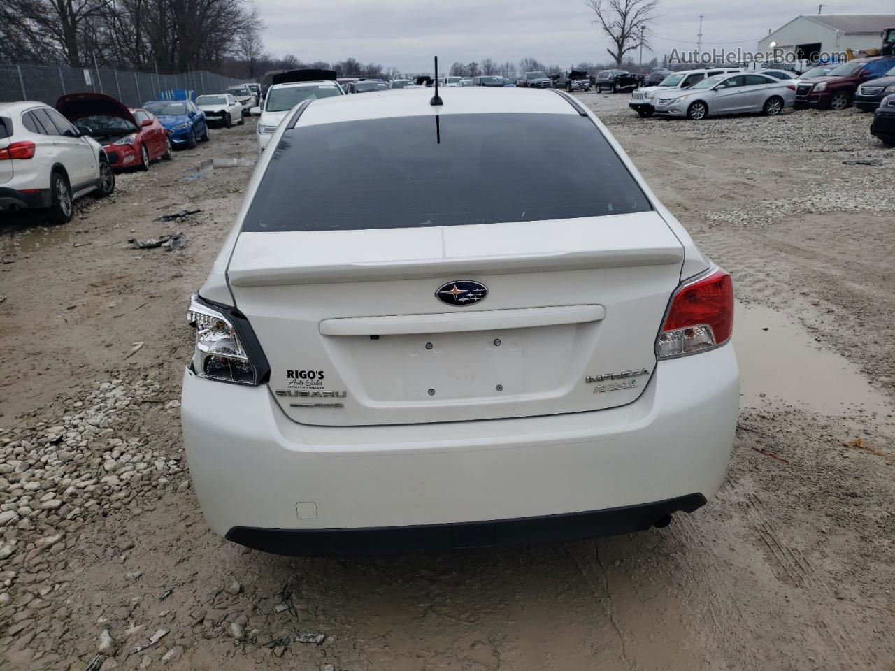 2016 Subaru Impreza  White vin: JF1GJAA69GH009074