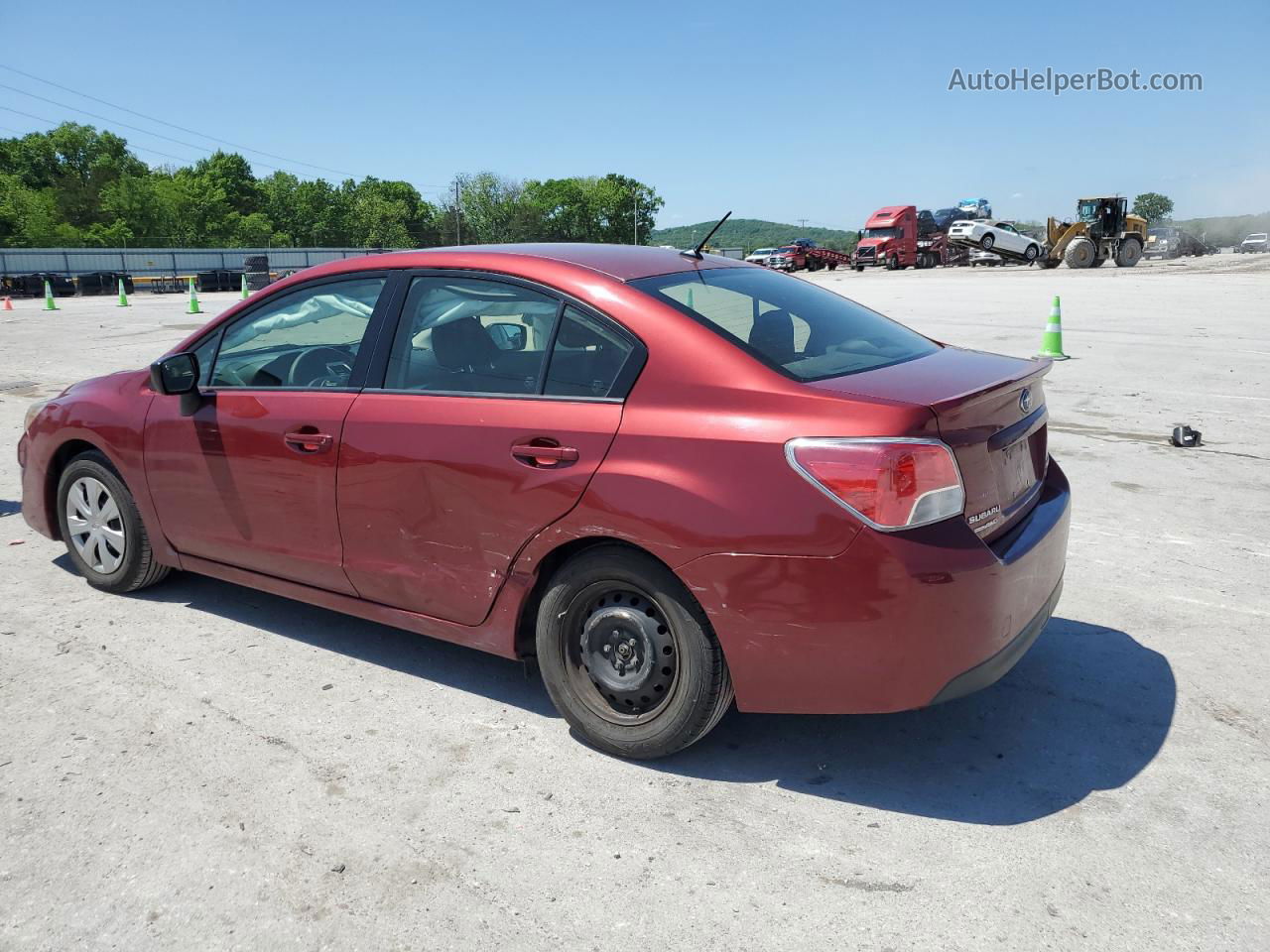 2016 Subaru Impreza  Red vin: JF1GJAA69GH010791