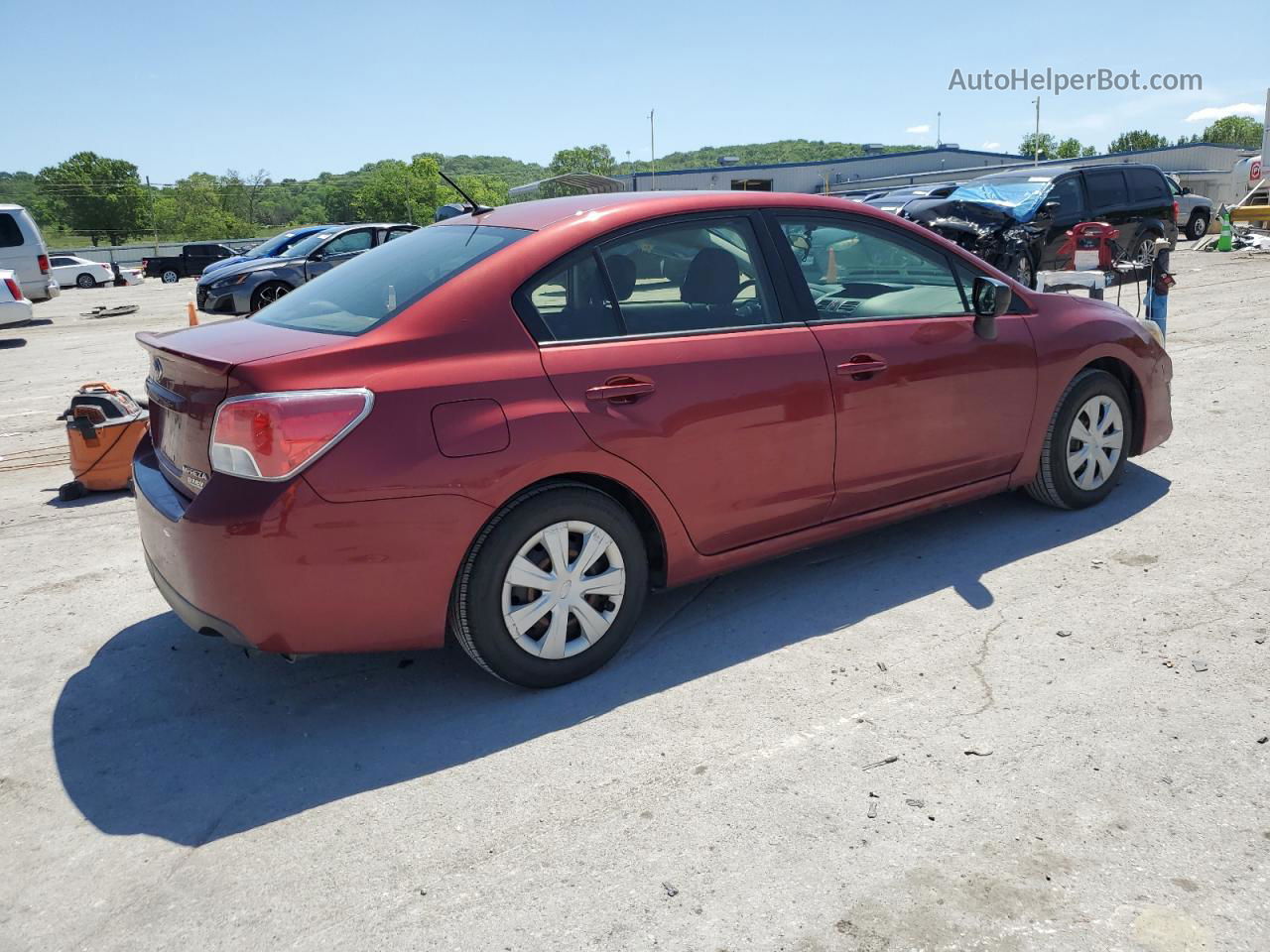 2016 Subaru Impreza  Red vin: JF1GJAA69GH010791