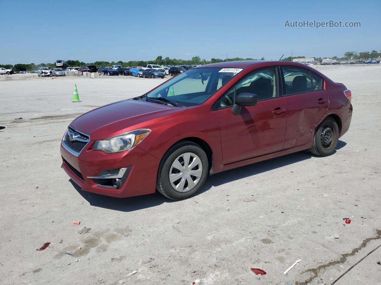 2016 Subaru Impreza  Red vin: JF1GJAA69GH010791