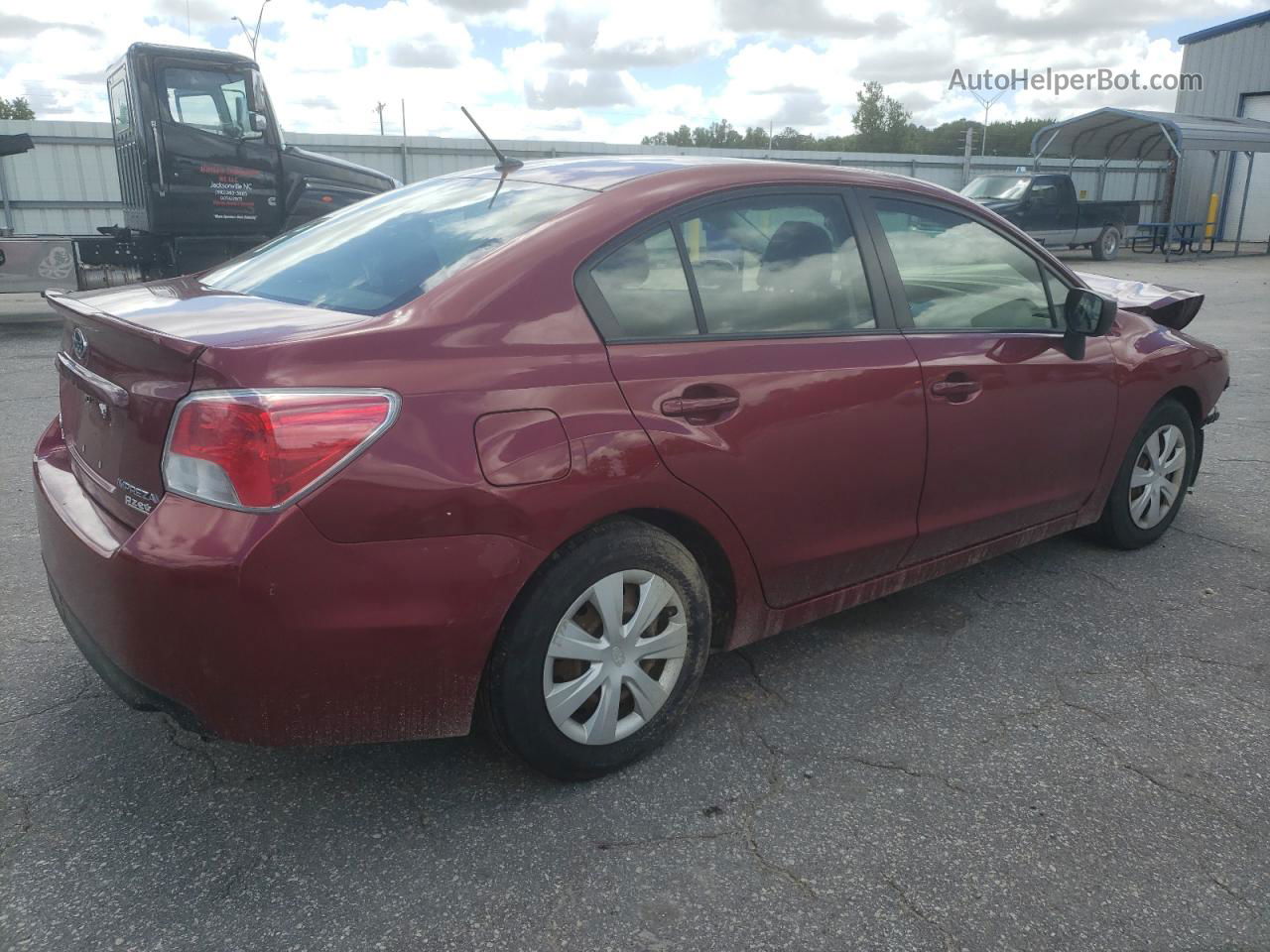 2016 Subaru Impreza  Burgundy vin: JF1GJAA69GH016672