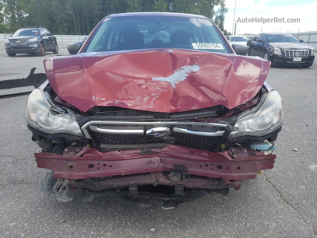 2016 Subaru Impreza  Burgundy vin: JF1GJAA69GH016672