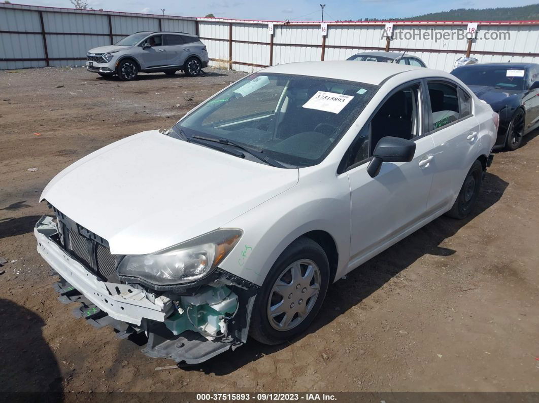 2016 Subaru Impreza Sedan   White vin: JF1GJAA69GH023993