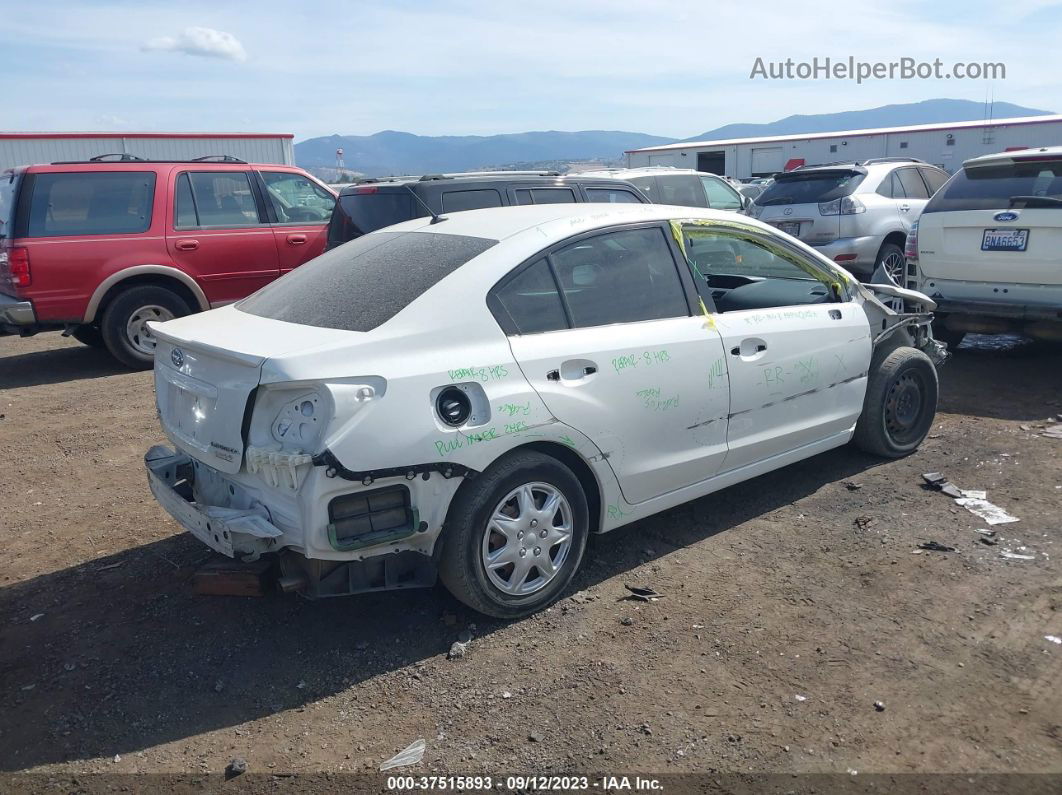 2016 Subaru Impreza Sedan   White vin: JF1GJAA69GH023993