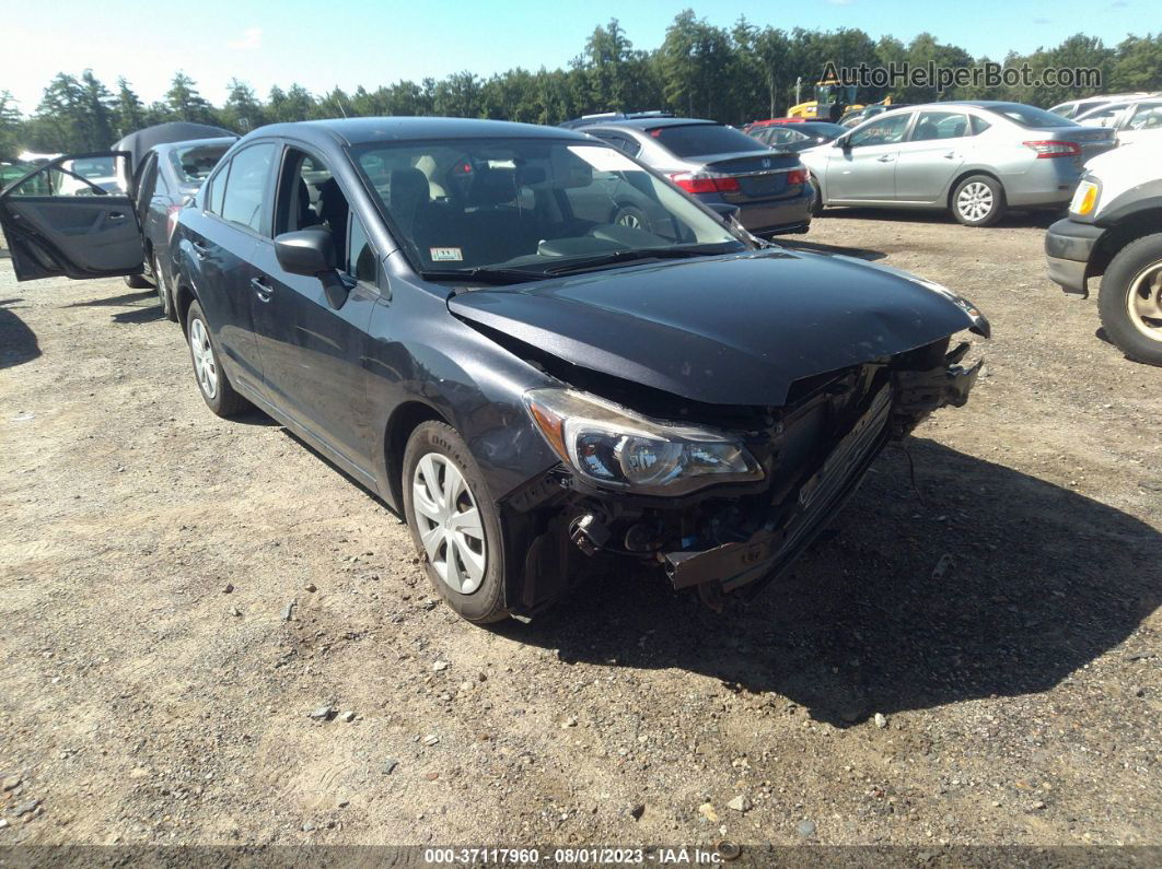 2016 Subaru Impreza Sedan   Gray vin: JF1GJAA6XGH004417