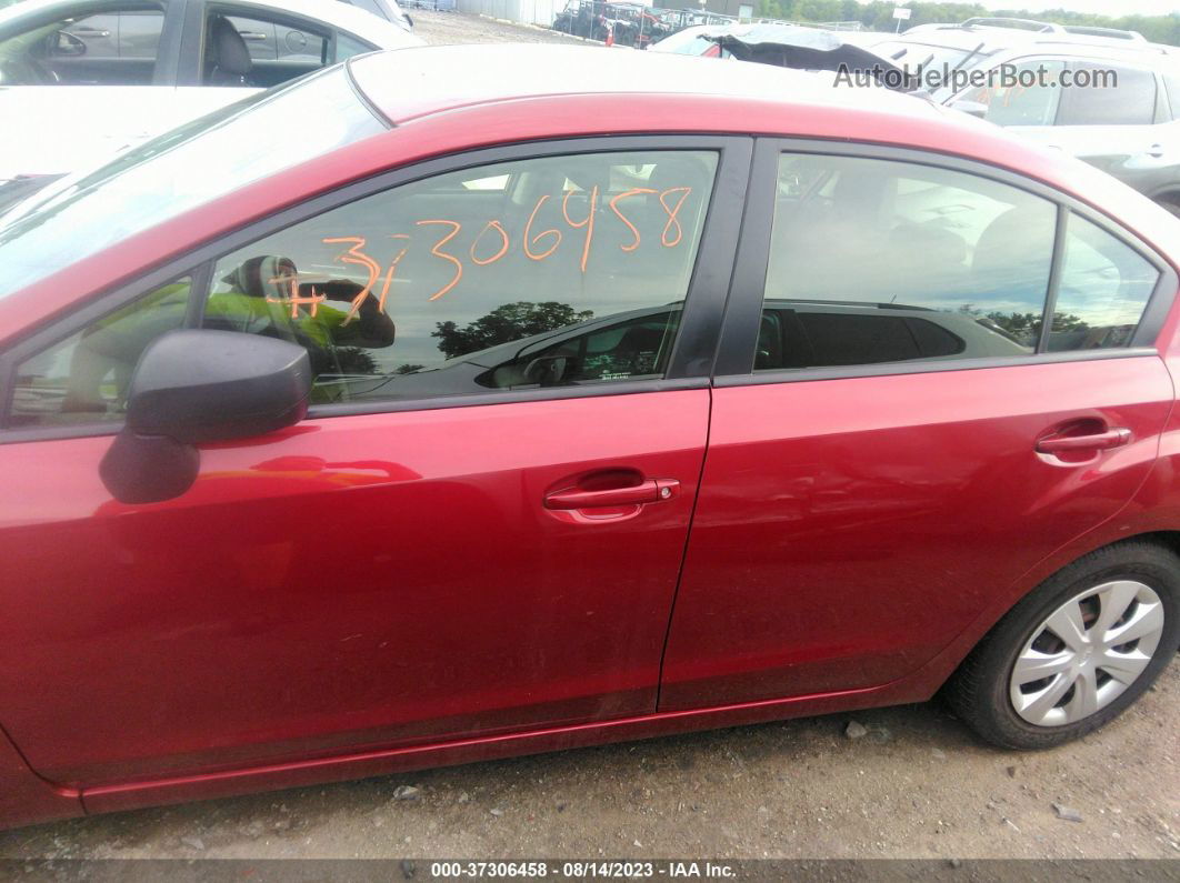 2016 Subaru Impreza Sedan   Maroon vin: JF1GJAA6XGH008290