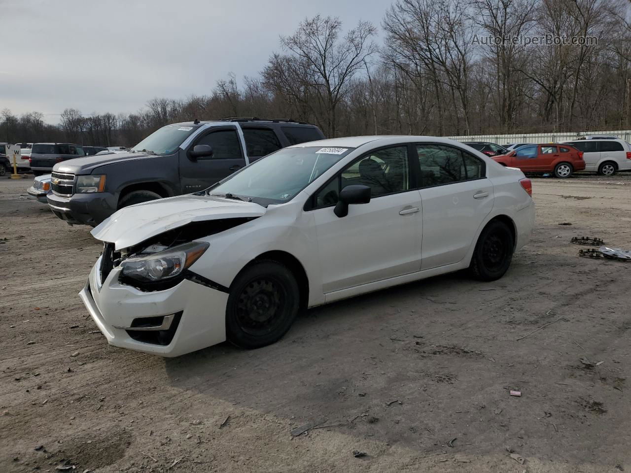 2016 Subaru Impreza  White vin: JF1GJAA6XGH011268