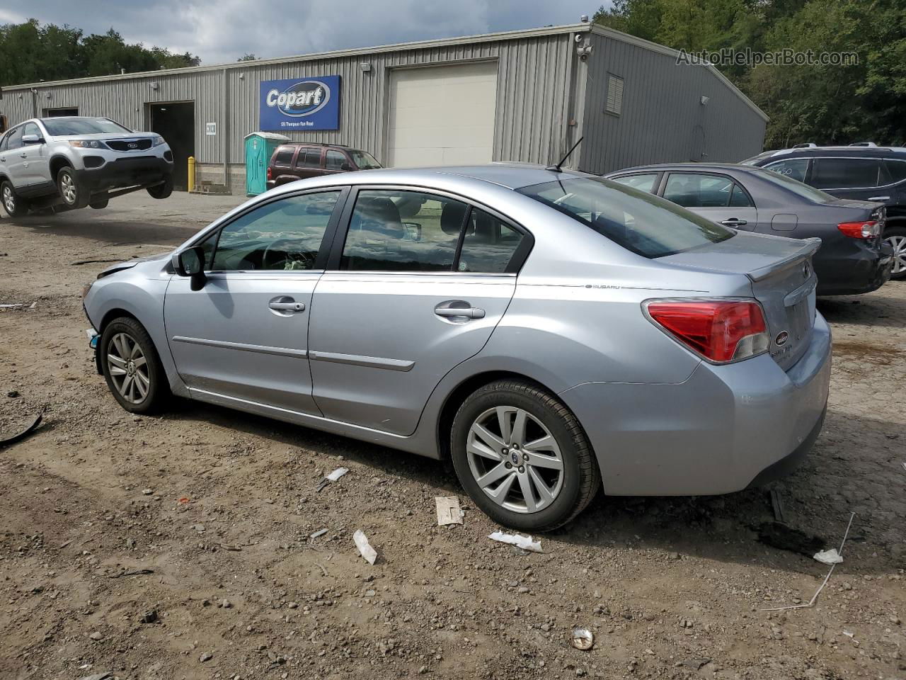 2016 Subaru Impreza Premium Silver vin: JF1GJAB60GH003744