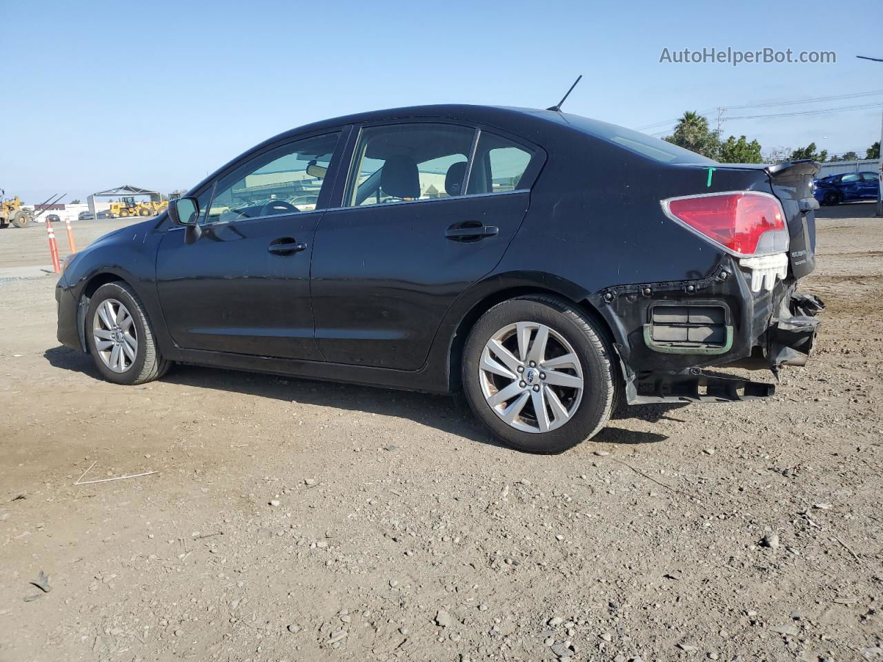 2016 Subaru Impreza Premium Черный vin: JF1GJAB60GH011407