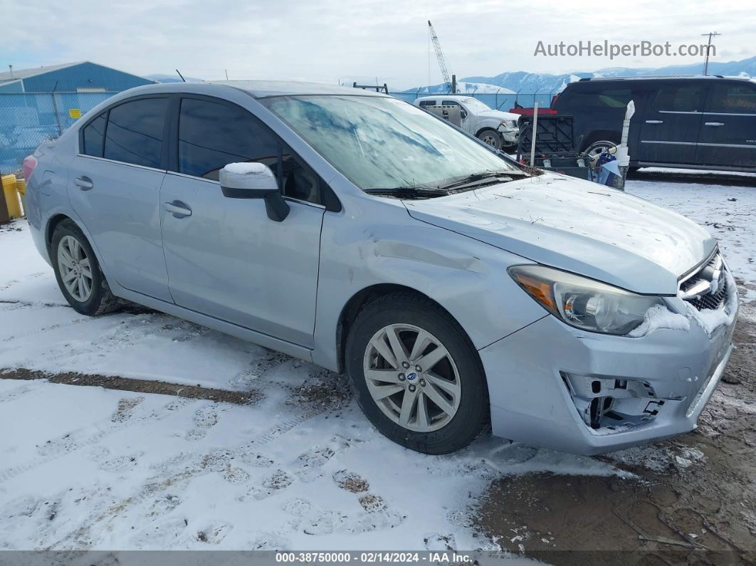 2016 Subaru Impreza 2.0i Premium Silver vin: JF1GJAB60GH012864