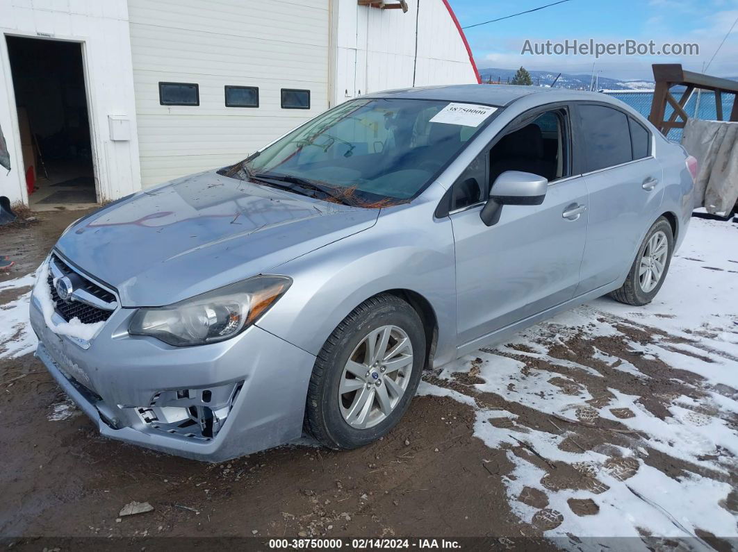 2016 Subaru Impreza 2.0i Premium Silver vin: JF1GJAB60GH012864