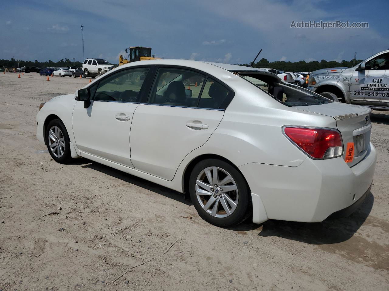 2016 Subaru Impreza Premium White vin: JF1GJAB60GH023394