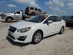 2016 Subaru Impreza Premium White vin: JF1GJAB60GH023394