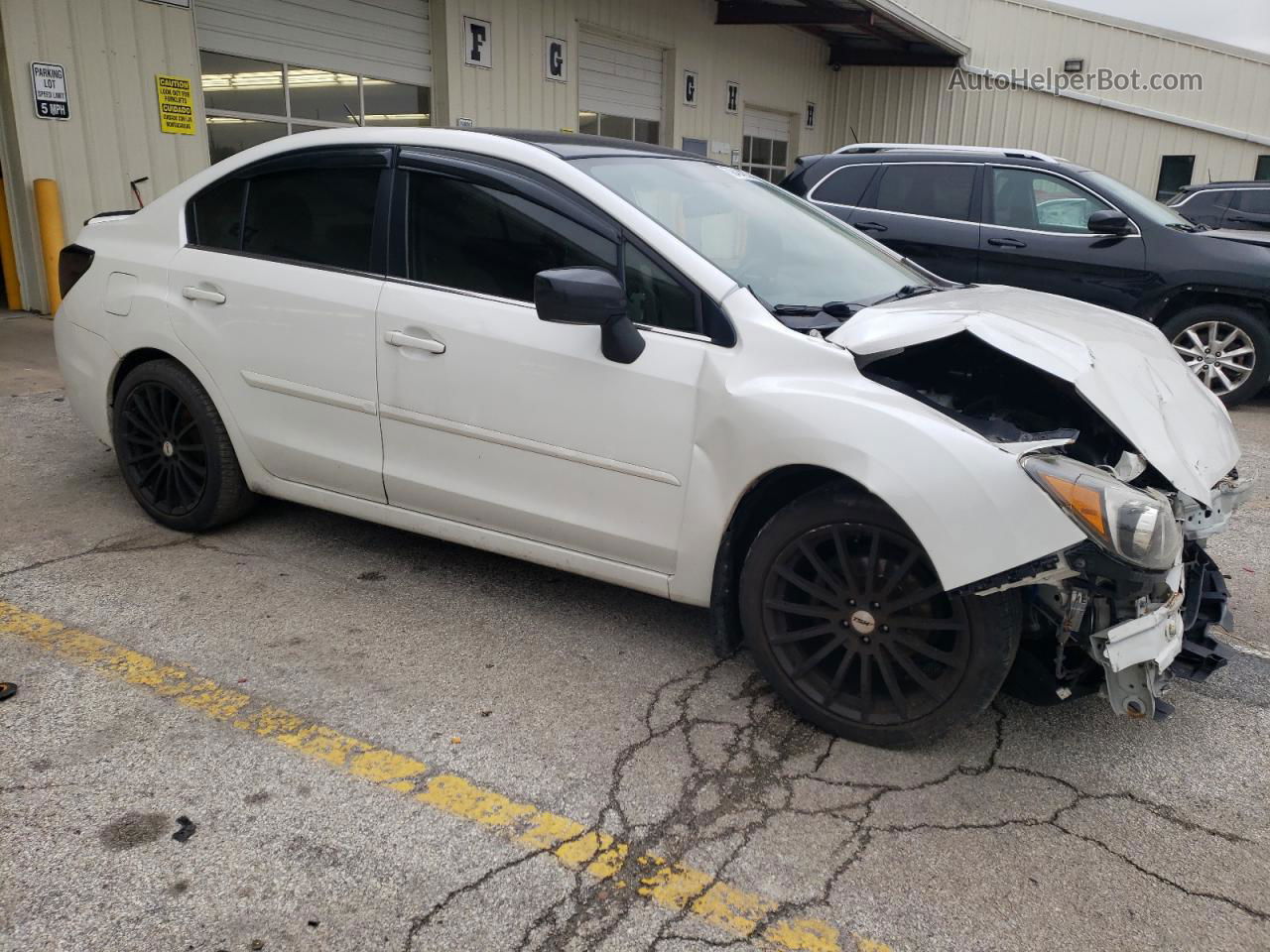 2016 Subaru Impreza Premium White vin: JF1GJAB60GH023637