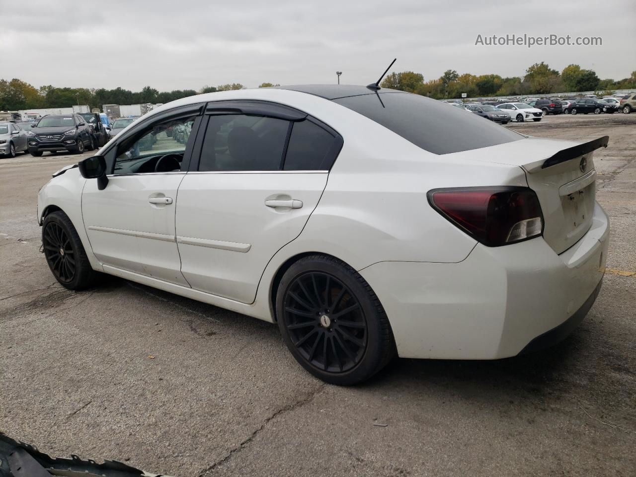 2016 Subaru Impreza Premium White vin: JF1GJAB60GH023637