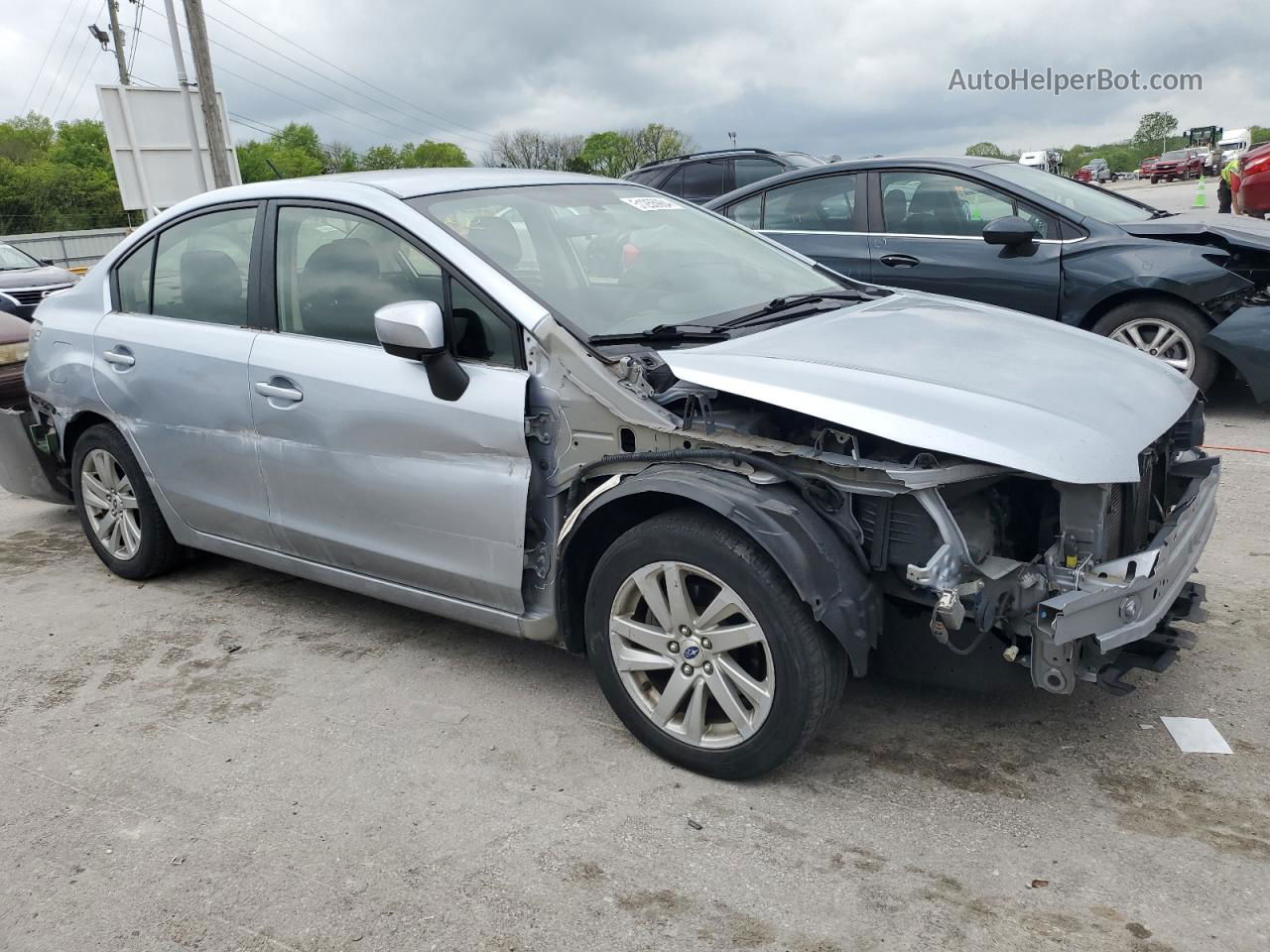 2016 Subaru Impreza Premium Silver vin: JF1GJAB61GH014798