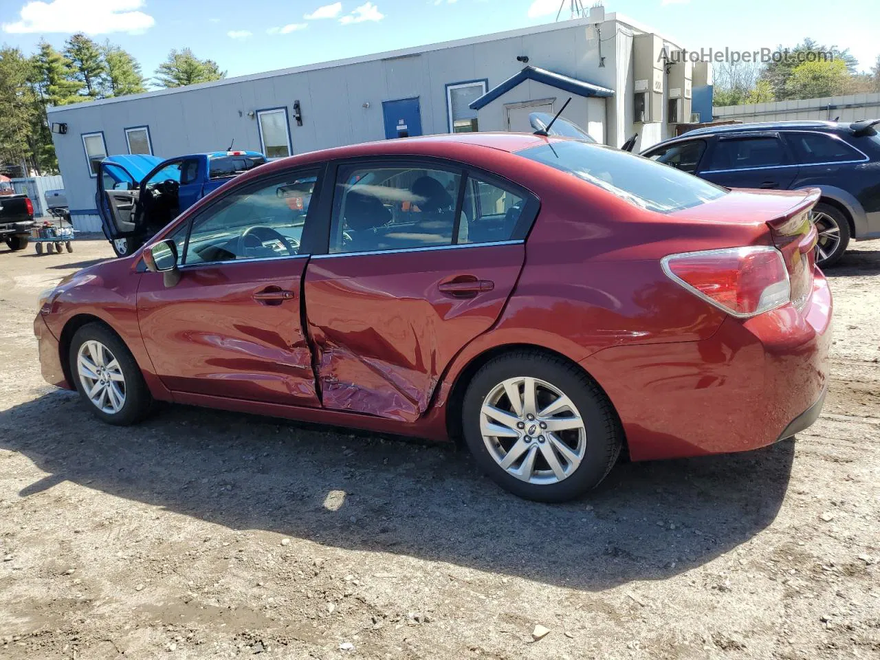 2016 Subaru Impreza Premium Maroon vin: JF1GJAB61GH015501