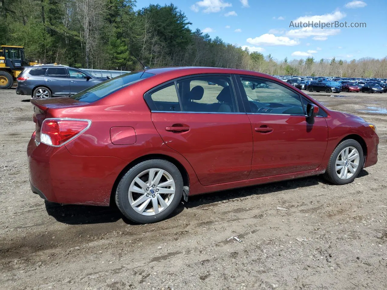 2016 Subaru Impreza Premium Maroon vin: JF1GJAB61GH015501