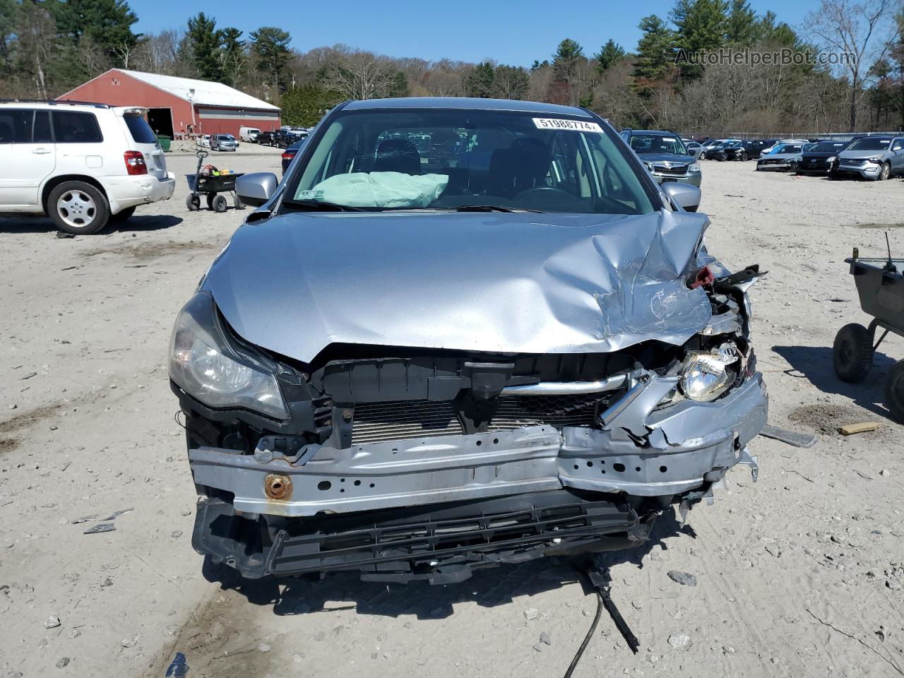 2016 Subaru Impreza Premium Silver vin: JF1GJAB64GH009580