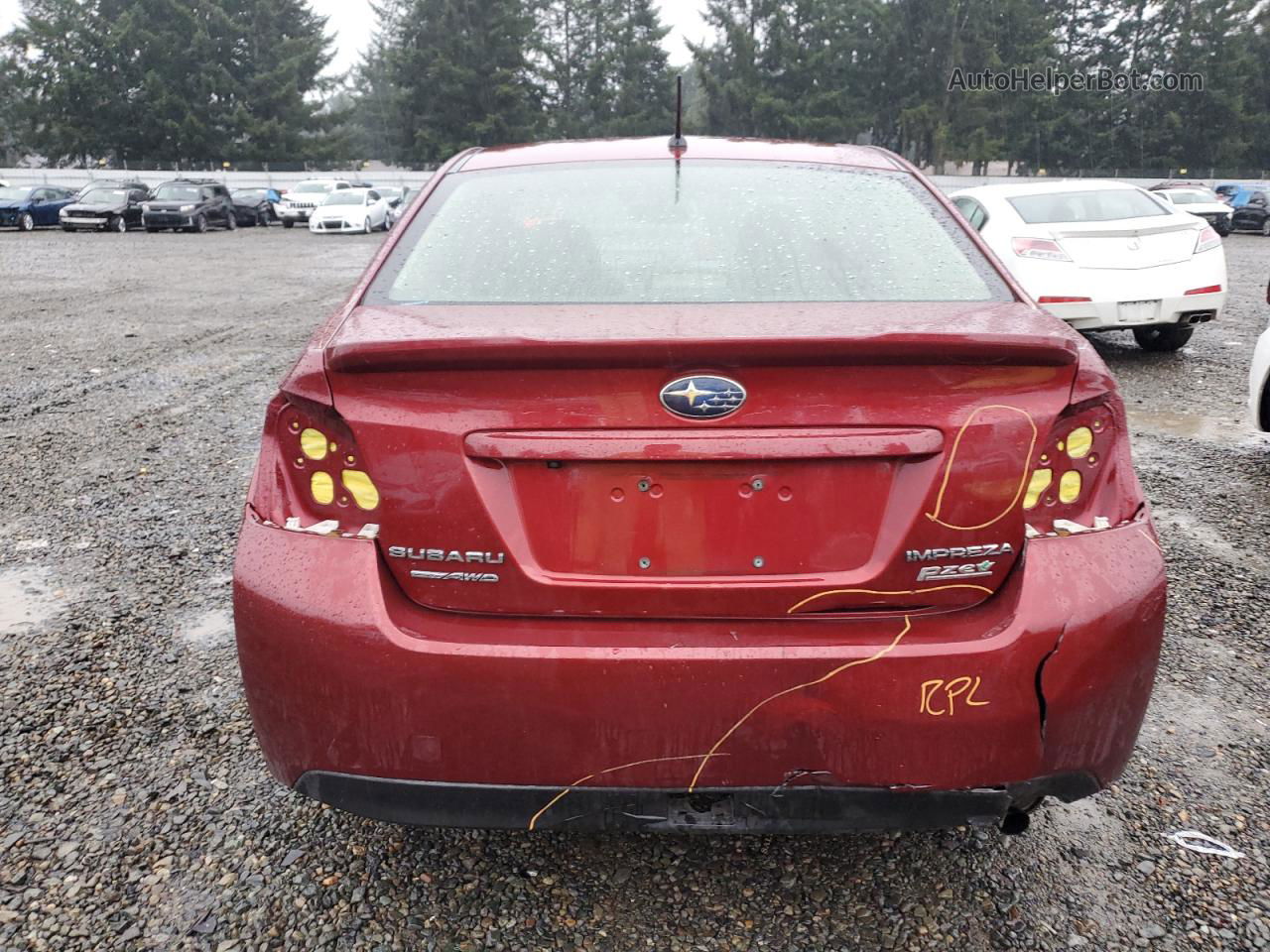 2016 Subaru Impreza Premium Maroon vin: JF1GJAB64GH017680