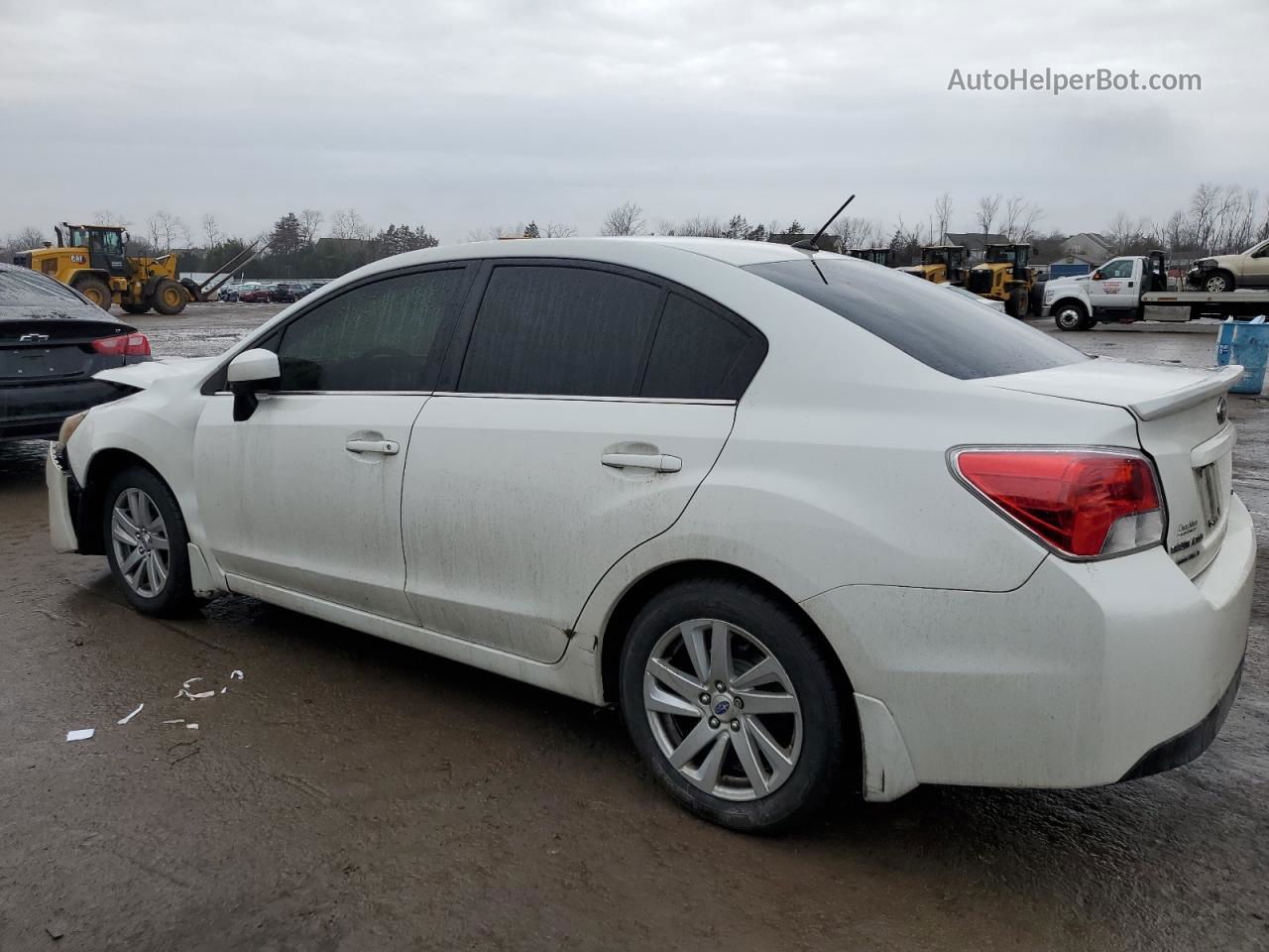 2016 Subaru Impreza Premium White vin: JF1GJAB64GH018506