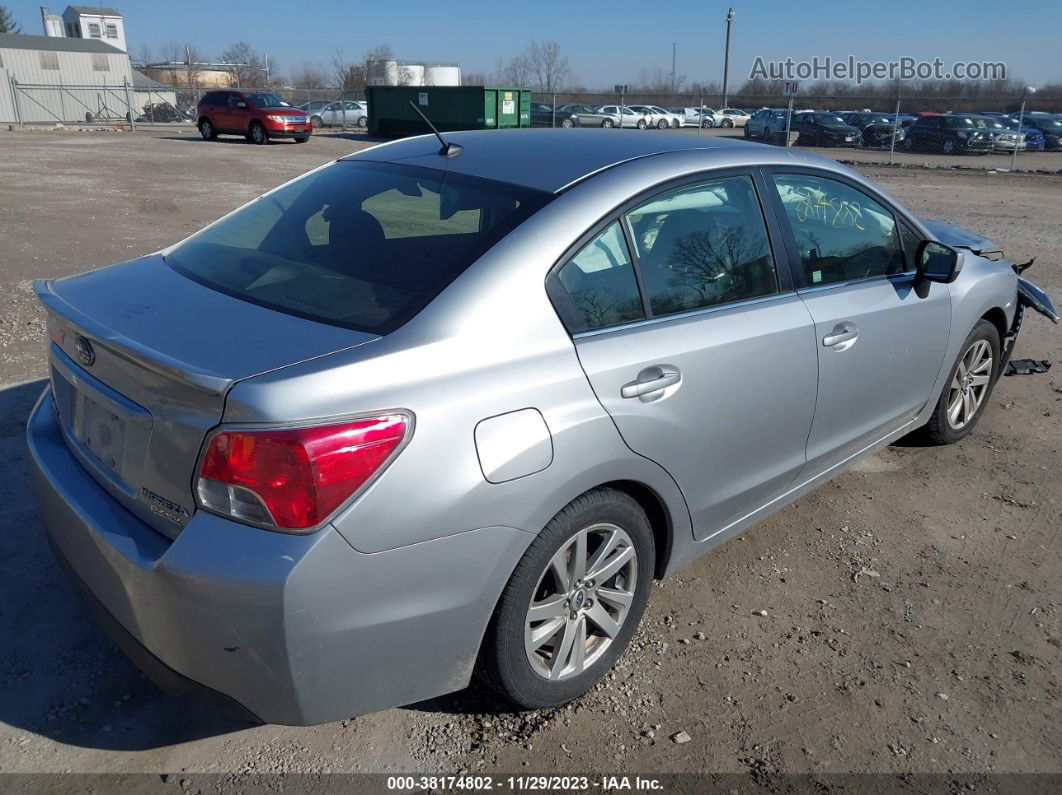 2016 Subaru Impreza 2.0i Premium Серебряный vin: JF1GJAB65GH003965