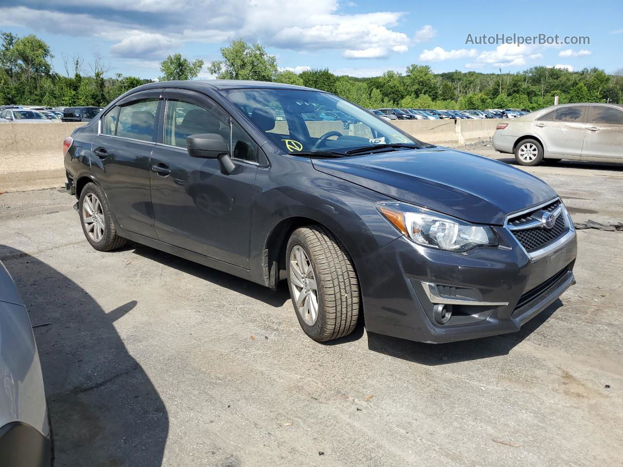 2016 Subaru Impreza Premium Угольный vin: JF1GJAB65GH014531