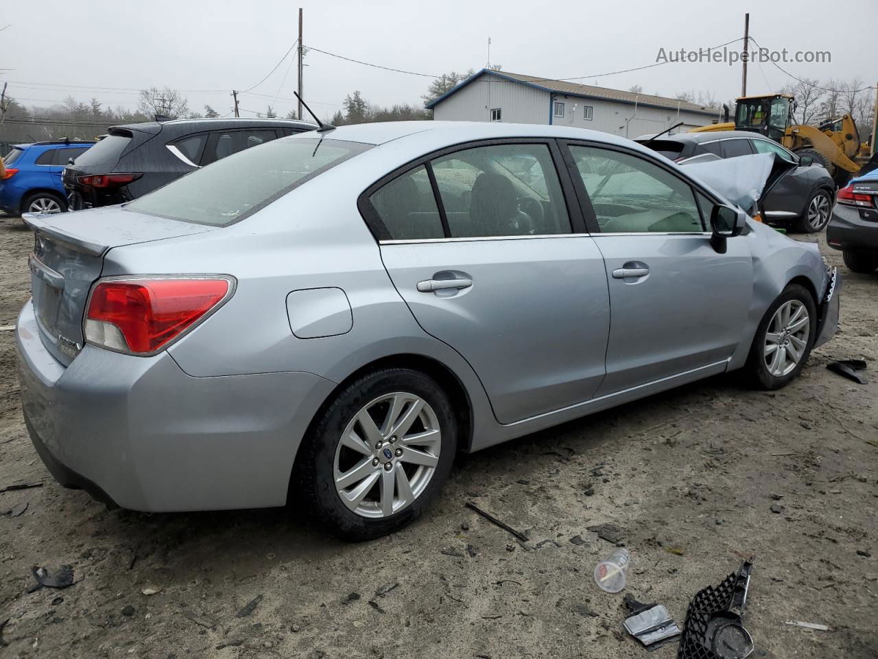 2016 Subaru Impreza Premium Silver vin: JF1GJAB65GH015808