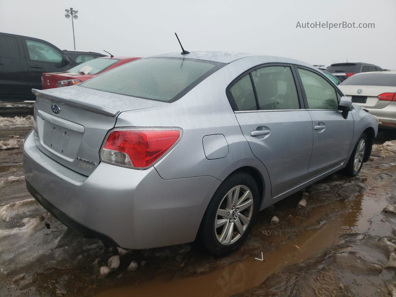 2016 Subaru Impreza Premium Silver vin: JF1GJAB66GH004154