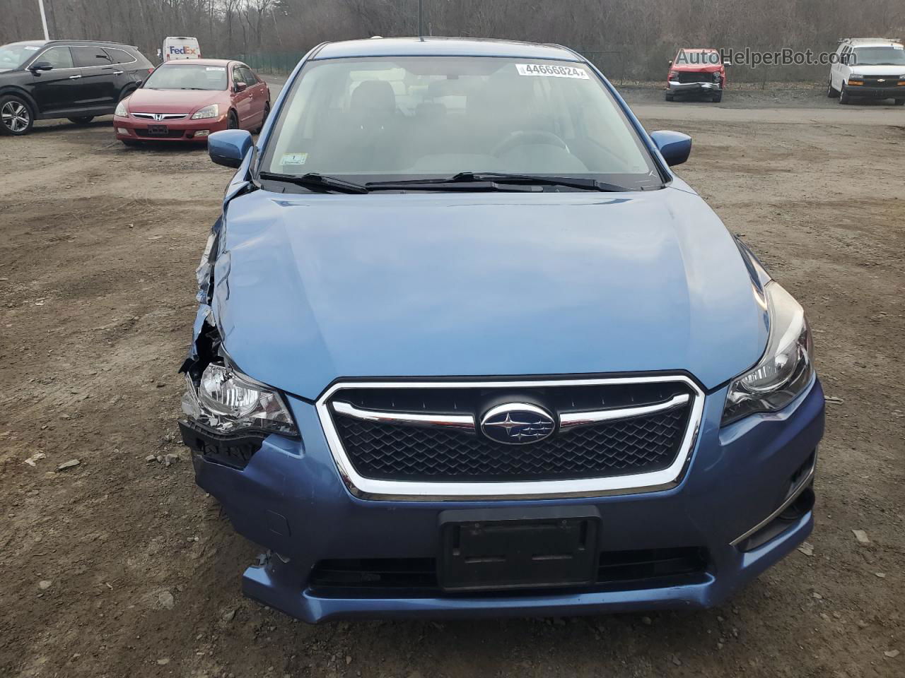 2016 Subaru Impreza Premium Blue vin: JF1GJAB67GH002252