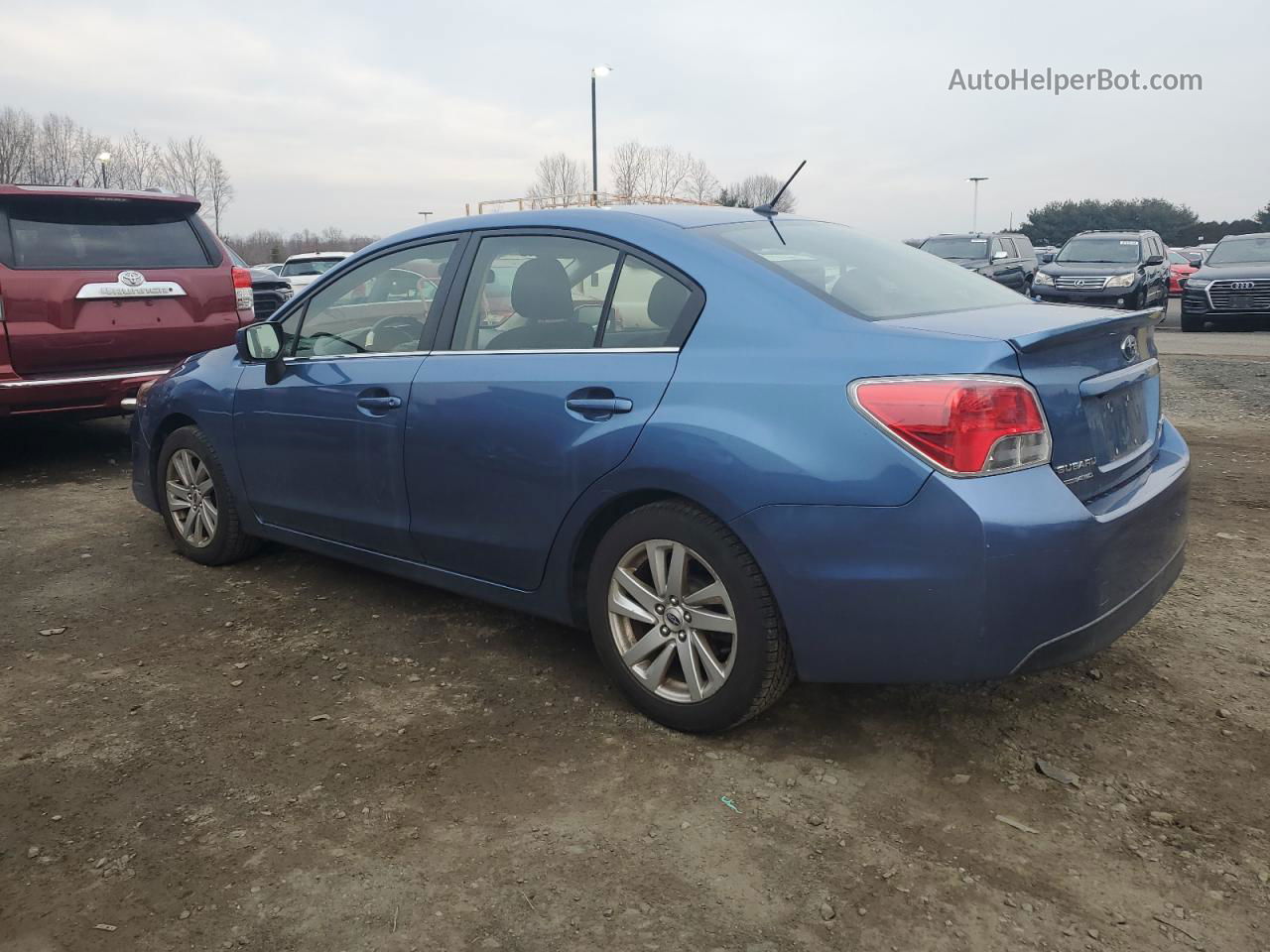 2016 Subaru Impreza Premium Синий vin: JF1GJAB67GH002252