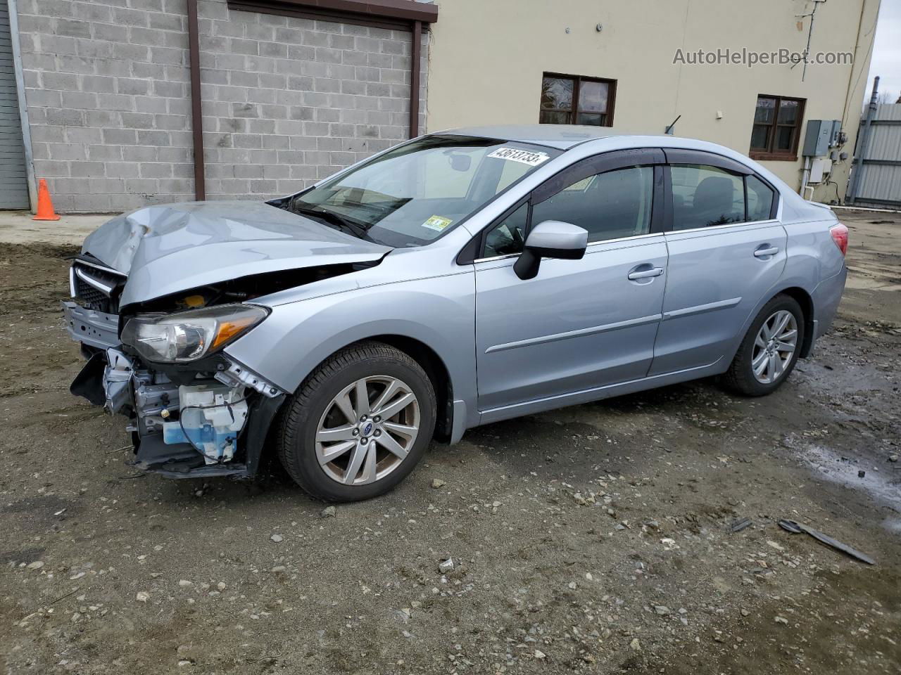 2016 Subaru Impreza Premium Silver vin: JF1GJAB67GH015969