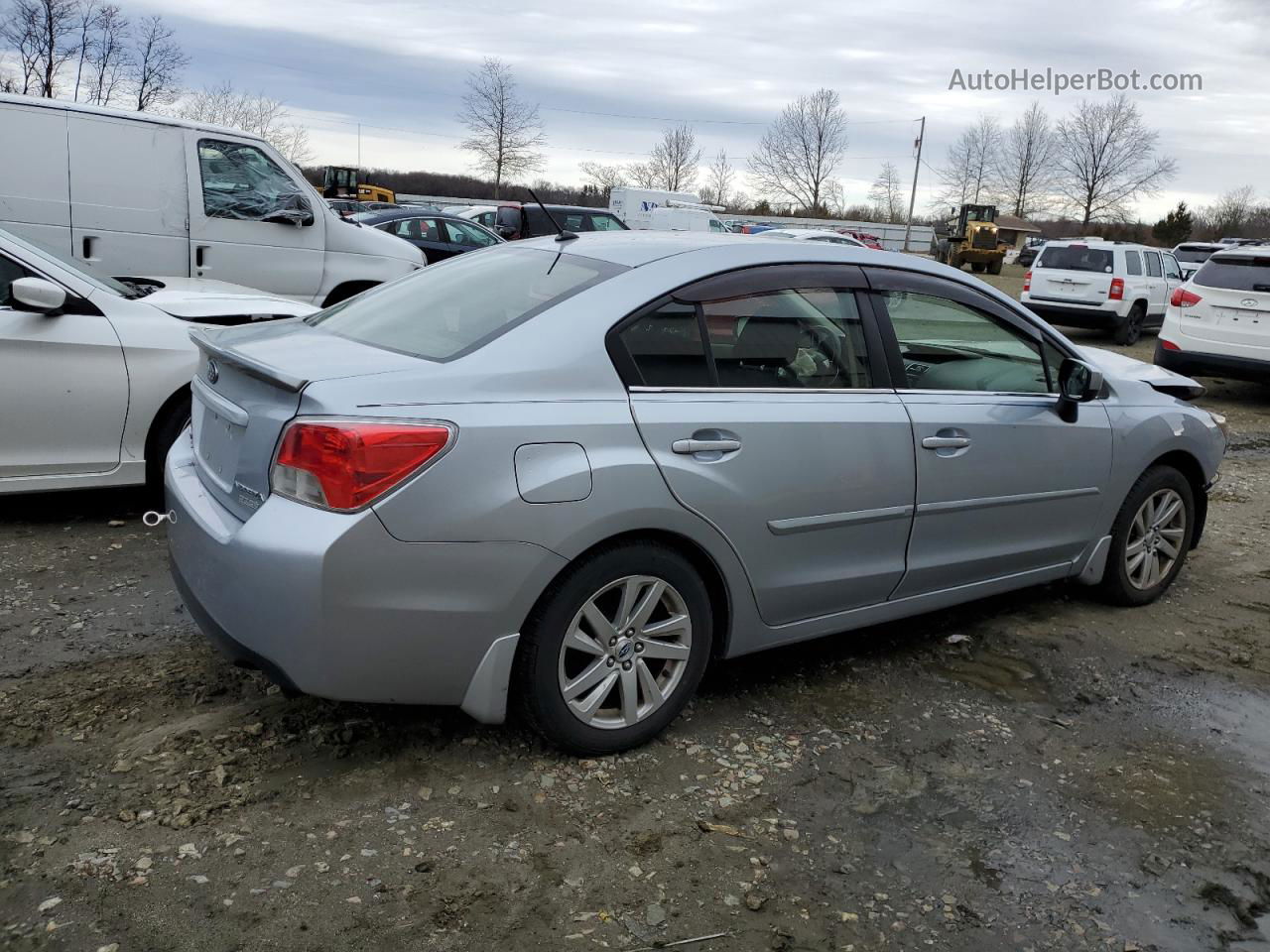 2016 Subaru Impreza Premium Silver vin: JF1GJAB67GH015969