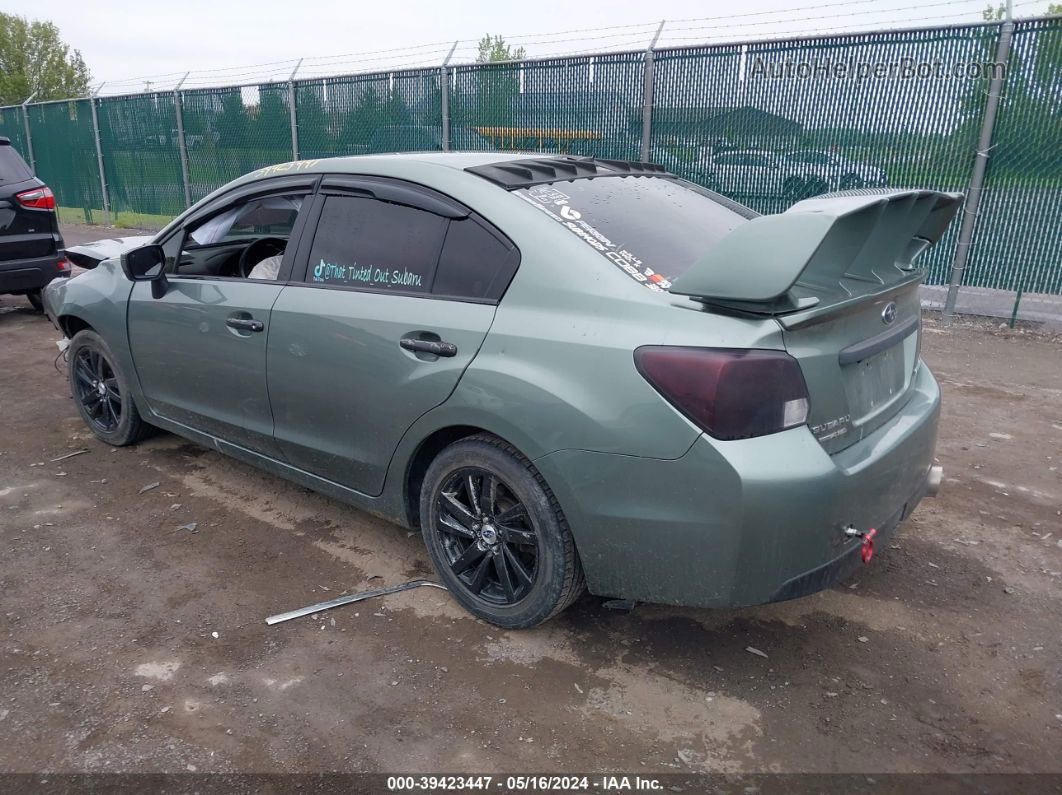 2016 Subaru Impreza 2.0i Premium Green vin: JF1GJAB68GH014734