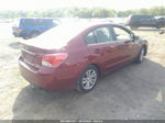 2016 Subaru Impreza Sedan Premium Red vin: JF1GJAB69GH015648