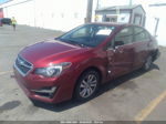 2016 Subaru Impreza Sedan Premium Red vin: JF1GJAB69GH019165