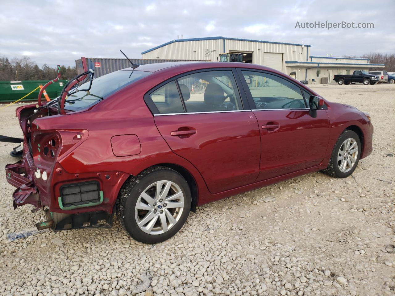 2016 Subaru Impreza Premium Red vin: JF1GJAB69GH023796