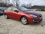 2016 Subaru Impreza Premium Красный vin: JF1GJAB69GH023796