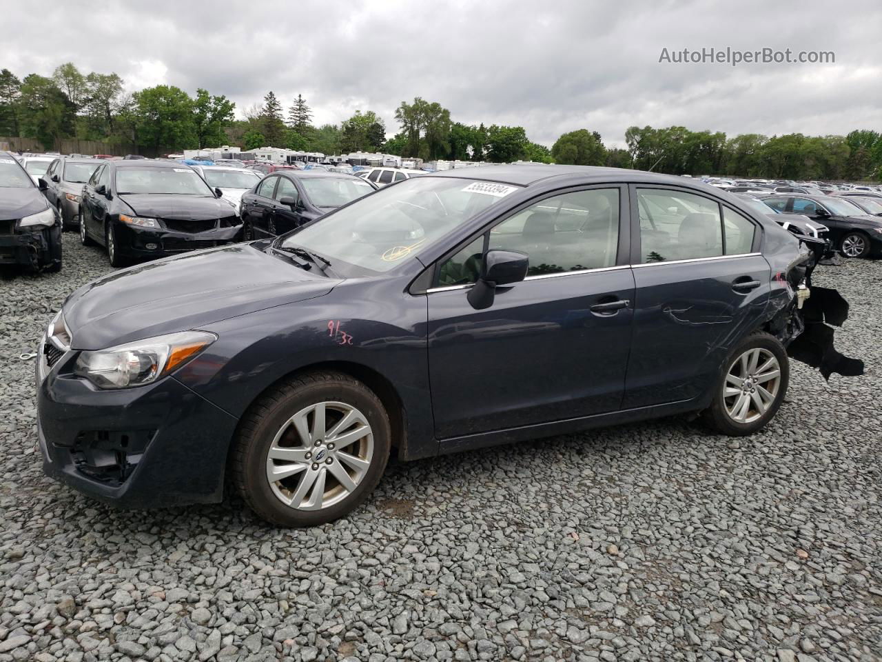 2016 Subaru Impreza Premium Charcoal vin: JF1GJAB6XGH016923