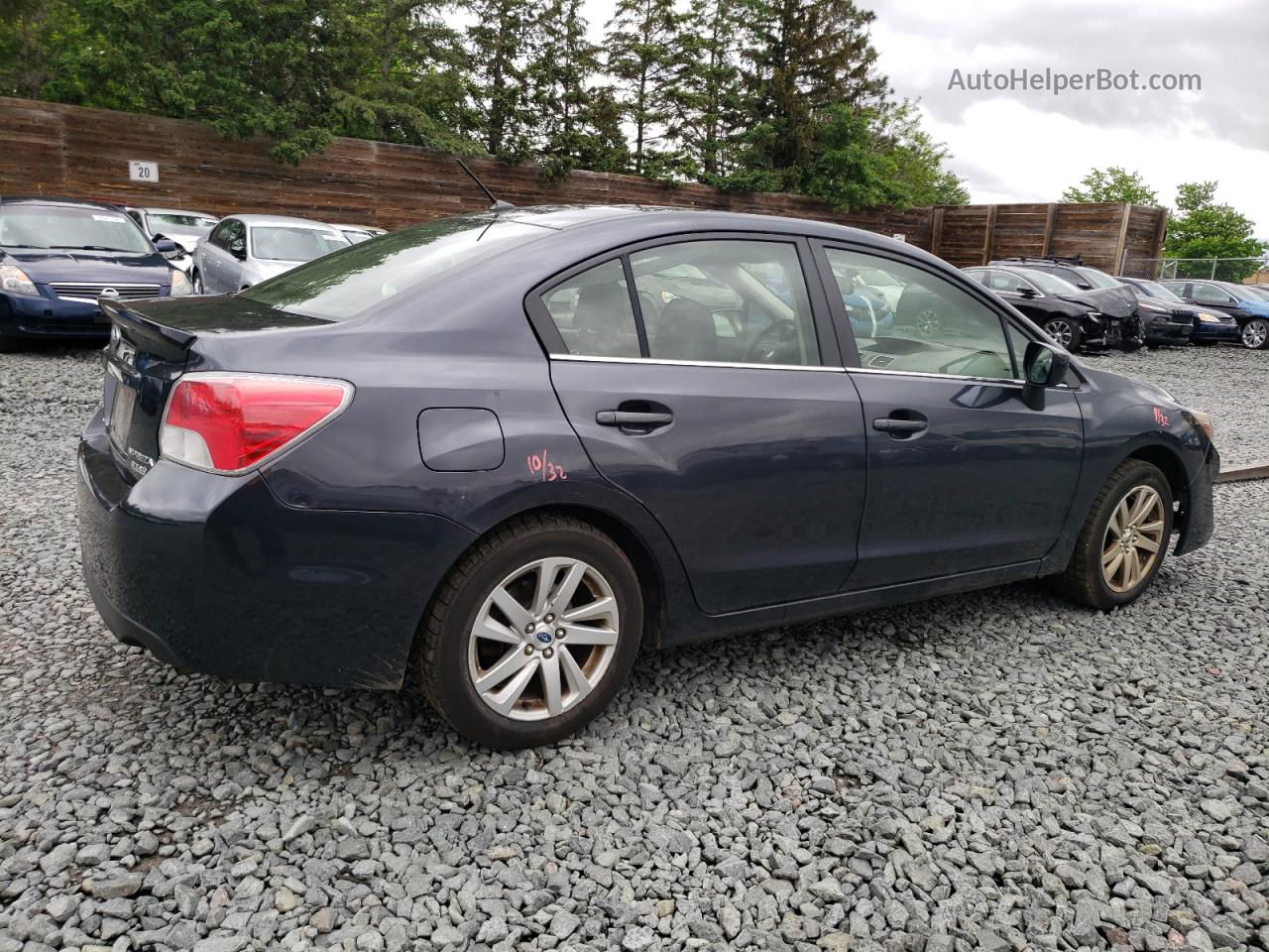 2016 Subaru Impreza Premium Charcoal vin: JF1GJAB6XGH016923